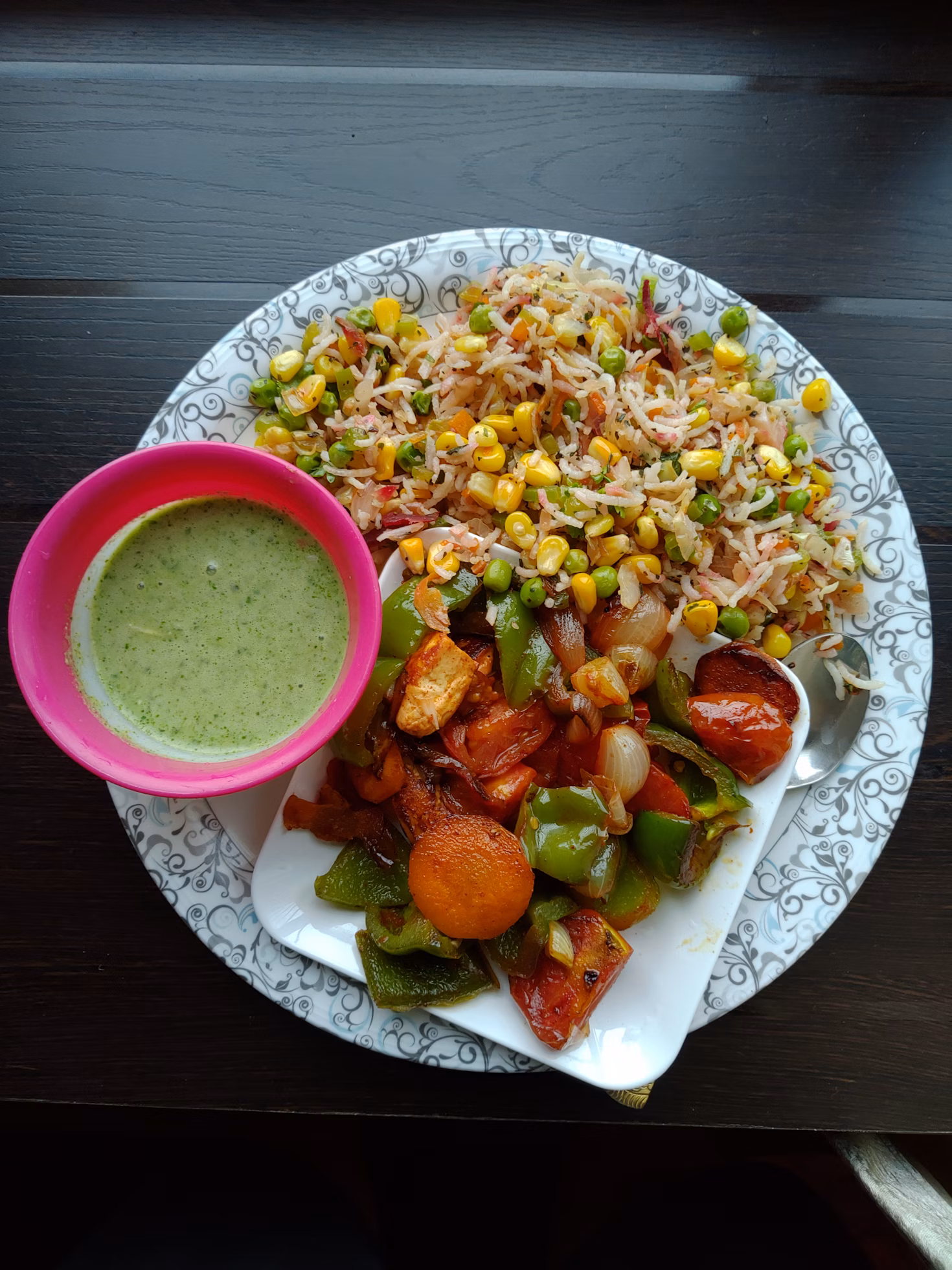Healthy home-cooked meal